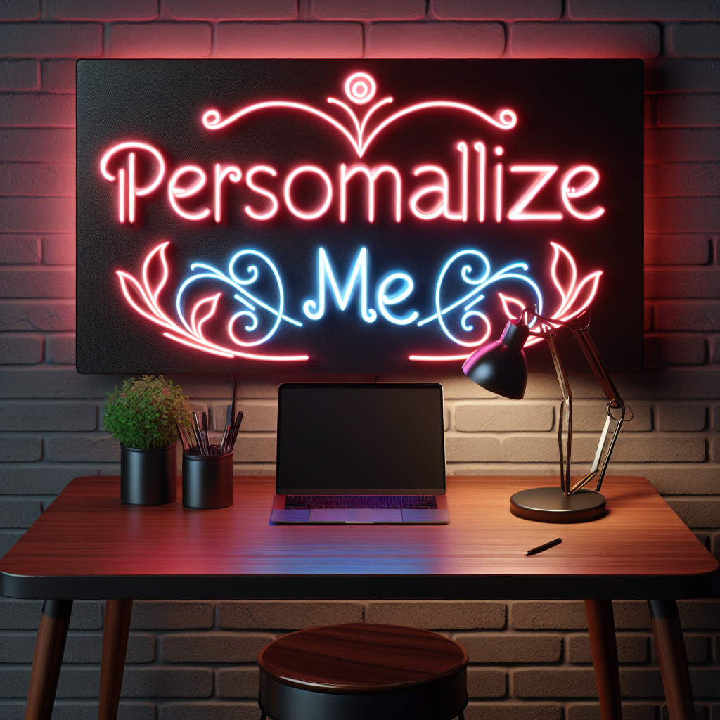 Lampada Neon Personalizzata: Regala una Scritta che Illumina
